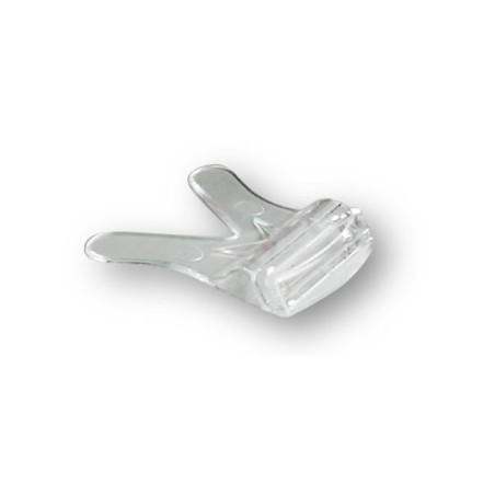 Support rainuré cristal pour étiquettedisponible à la Maison Pollet de Toulouse