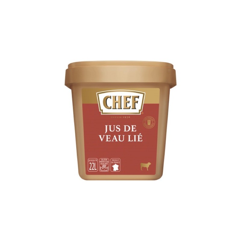 Jus de veau lié - 660 g (Chef)disponible à la Maison Pollet de Toulouse