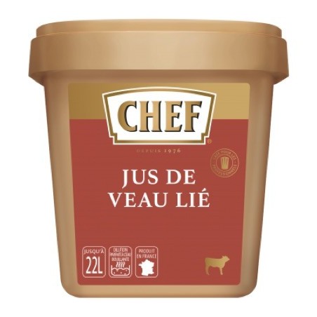 Jus de veau lié - 660 g (Chef)disponible à la Maison Pollet de Toulouse