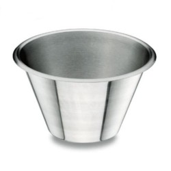 Bassine pâtissière Inox conique à fond plat Ø 130x61 mm - 0,55 Ldisponible à la Maison Pollet de Toulouse