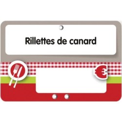 Etiquette : Olga à texte - 7x10 cm (pique inox)disponible à la Maison Pollet de Toulouse