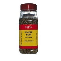 Poivre noir concassé - boite 390 g (Espig)disponible à la Maison Pollet de Toulouse