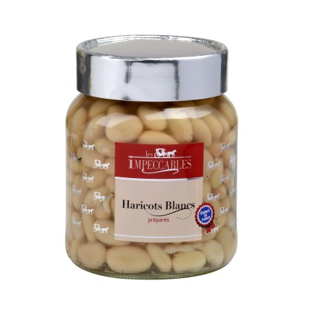Haricots blancs préparés nature - 37 cl (Impeccables)disponible à la Maison Pollet de Toulouse