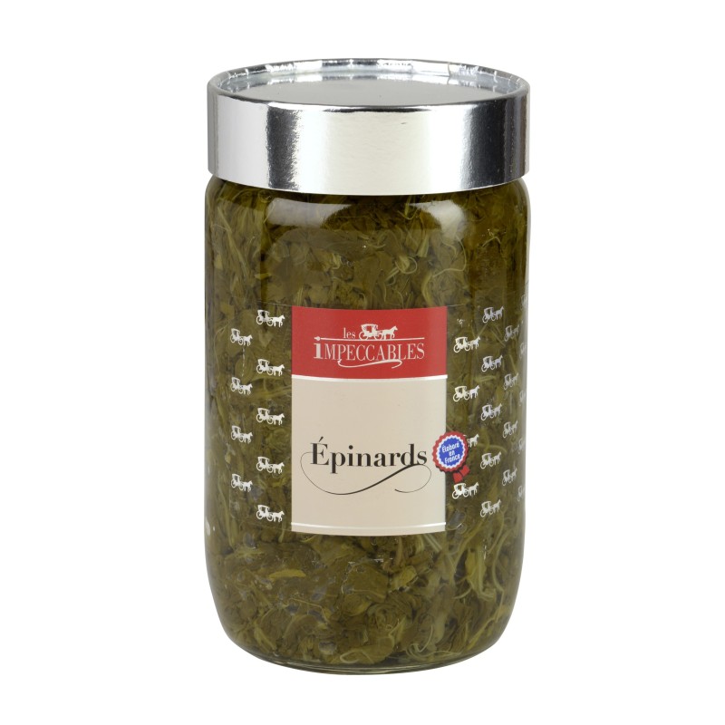 Epinards en branches - 72 cl (Impeccables)disponible à la Maison Pollet de Toulouse