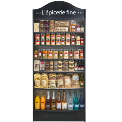 Présentoir noir (Les Impeccables) - 900x240x1900 mmdisponible à la Maison Pollet de Toulouse