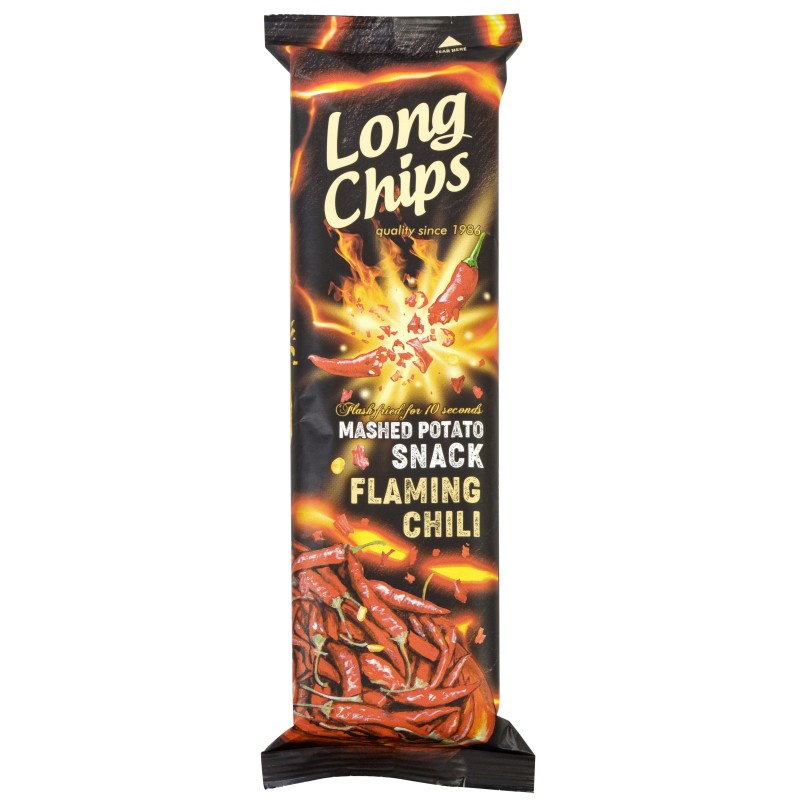 Chips Long Flaming Chili - 75 g