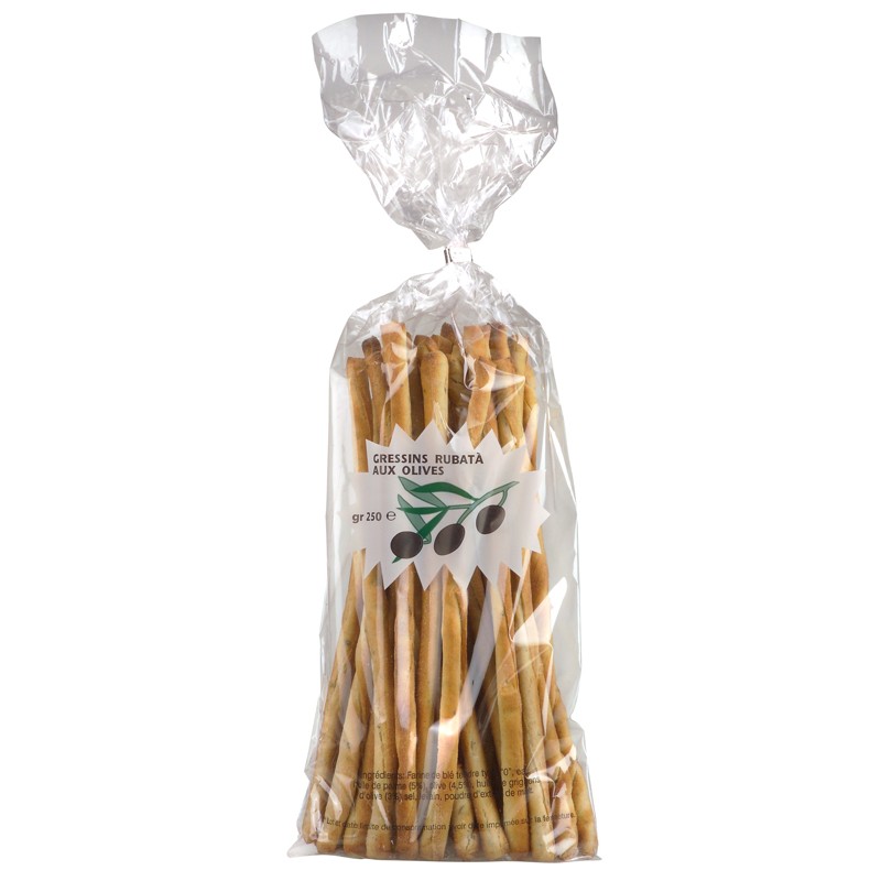 Gressins aux olives - 250 g