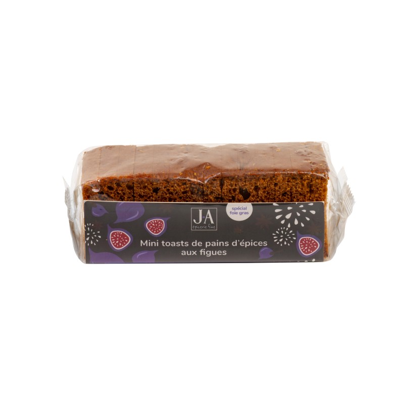 Pain d'épices spécial Toast Miel Figues - 150 g (Jean d'Audignac)
