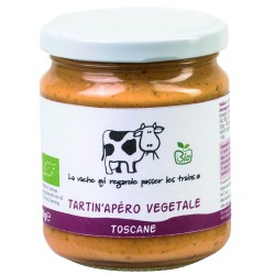 Tartin'Apéro végétale Toscane bio - 190 g (La vache qui regarde passer les trains)