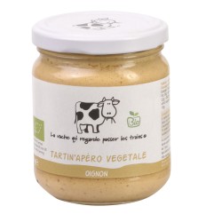 Tartin'Apéro végétale Oignon bio - 190 g (La vache qui regarde passer les trains)