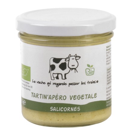 Tartin'Apéro végétale Salicornes bio - 135 g (La vache qui regarde passer les trains)