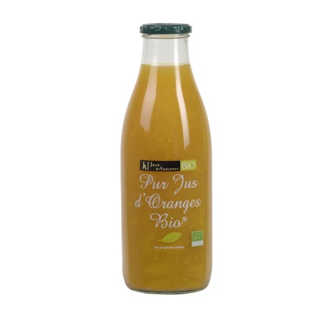 Pur jus d'Orange Bio - 100 cl (Jean d'Audignac)