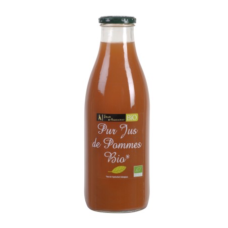 Pur jus de Pomme Bio - 100 cl (Jean d'Audignac)