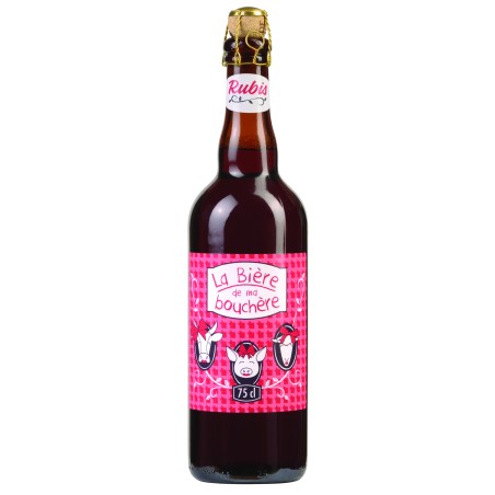 Bière de Ma Bouchère rubis 8° - 75 cl (Brasserie Française)