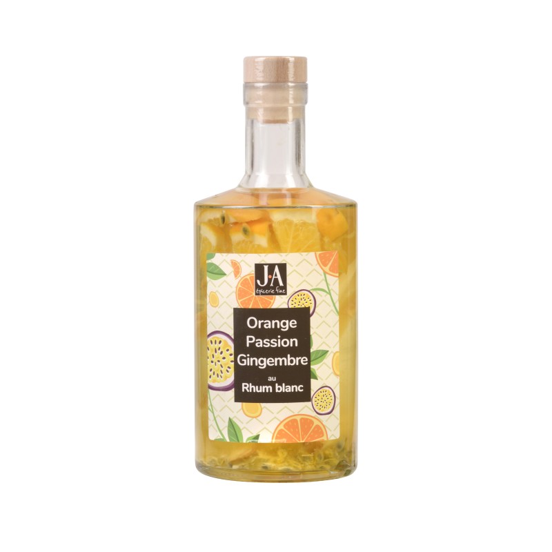 Rhum arrangé 30%: Passion, Gingembre & Orange - 70 cl (Jean d'Audignac)