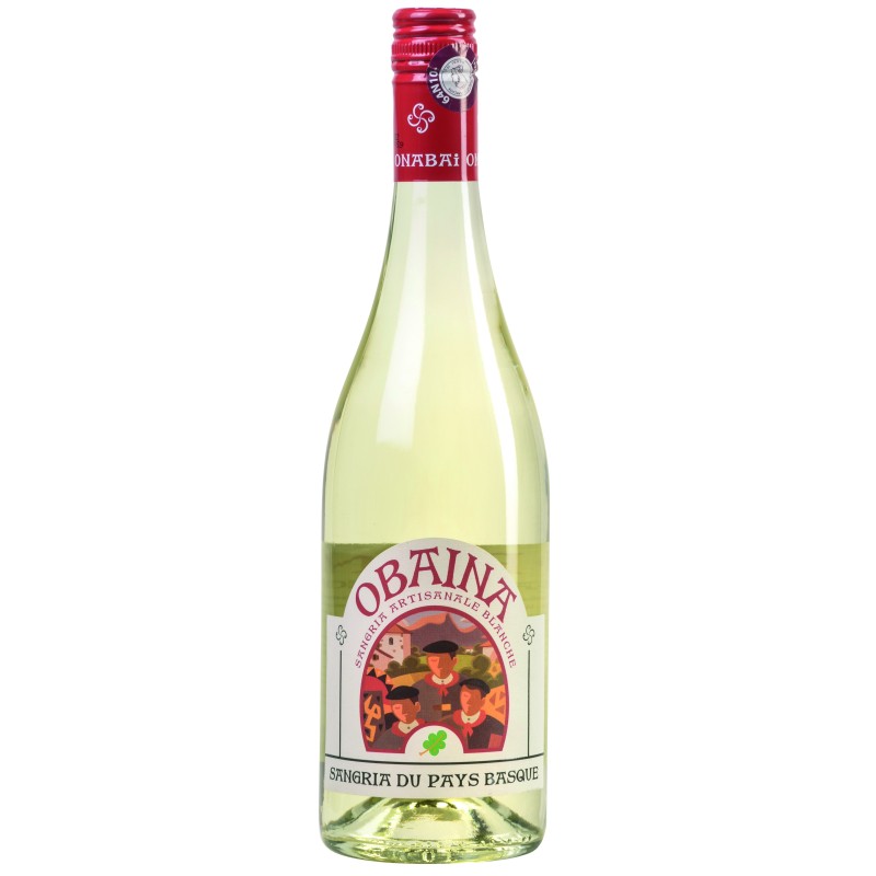 Sangria Basque Blanche 8% - 75 cl (Obaïna)