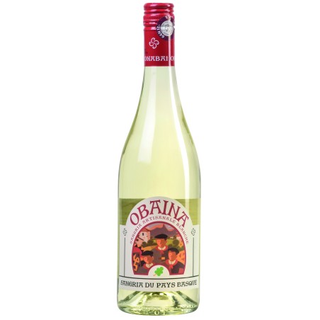 Sangria Basque Blanche 8% - 75 cl (Obaïna)