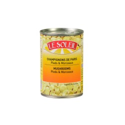 Champignons de Paris pieds et morceaux - Boîte 1/2 (Import)disponible à la Maison Pollet de Toulouse