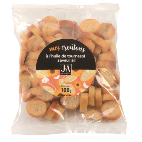 Croûtons aromatisé à l'ail - 100 g (Canto)disponible à la Maison Pollet de Toulouse