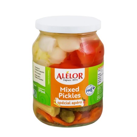 Légumes au vinaigre - Mixed Pickles - 37 cl (Alélor)