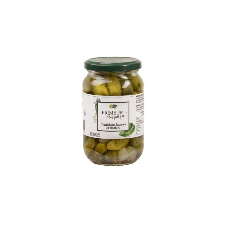 Cornichons français au vinaigre - 37 cl (Primeur mais pas que)