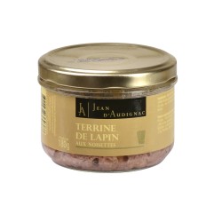 Terrine de Lapin aux noisettes - 180 g (Jean d'Audignac)disponible à la Maison Pollet de Toulouse