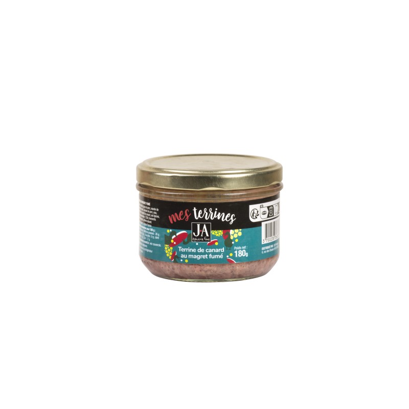 Terrine de Canard au magret - 180 g (Jean d'Audignac)disponible à la Maison Pollet de Toulouse