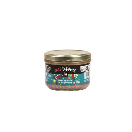 Terrine de Canard au magret - 180 g (Jean d'Audignac)disponible à la Maison Pollet de Toulouse
