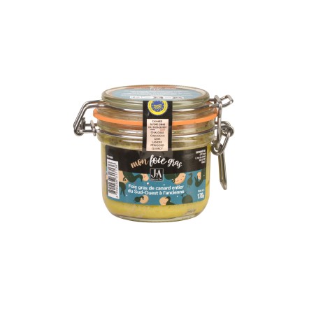 Foie Gras de Canard entier IGP SUD OUEST recette à l'ancienne - 170 g (Jean d'Audignac)disponible à la Maison Pollet de Toulouse