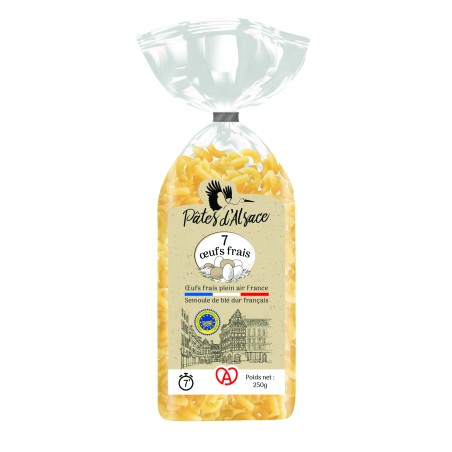 Coquillettes 7 oeufs frais - 250 g (Impeccables)disponible à la Maison Pollet de Toulouse