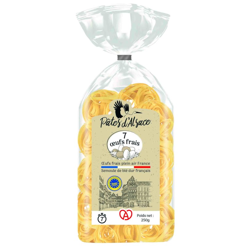 Nids 3 mm 7 oeufs frais - 250 g (Impeccables)disponible à la Maison Pollet de Toulouse