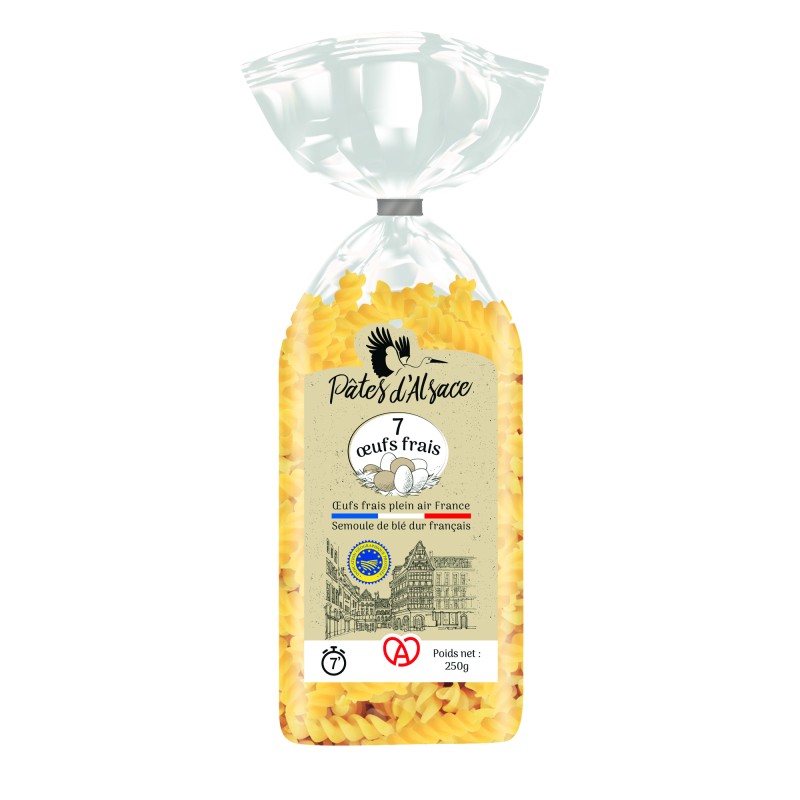 Torsades 7 oeufs frais - 250 g (Impeccables)disponible à la Maison Pollet de Toulouse