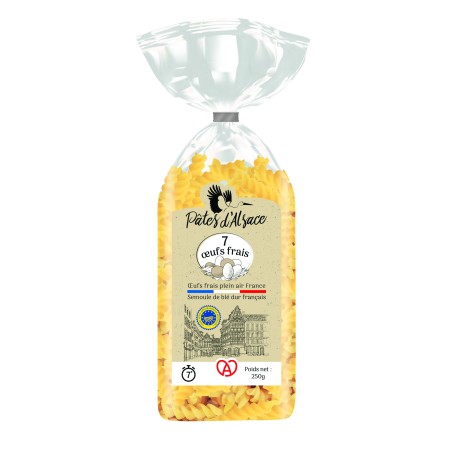 Torsades 7 oeufs frais - 250 g (Impeccables)disponible à la Maison Pollet de Toulouse