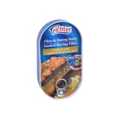 Filets de Harengs fumés - boîte 1/4 ovale (Richter)disponible à la Maison Pollet de Toulouse
