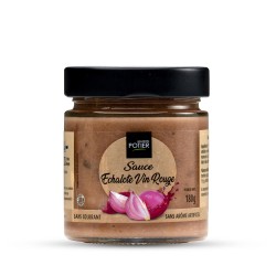 Sauce Echalote vin rouge - 180 g (Potier)