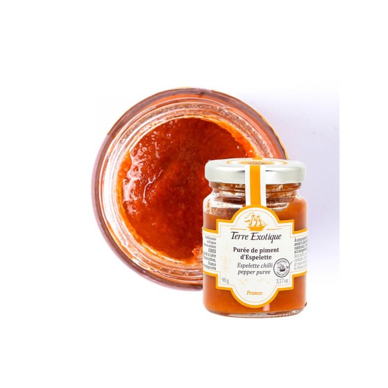 Purée piment d'Espelette - 90 g (Terre Exotique)