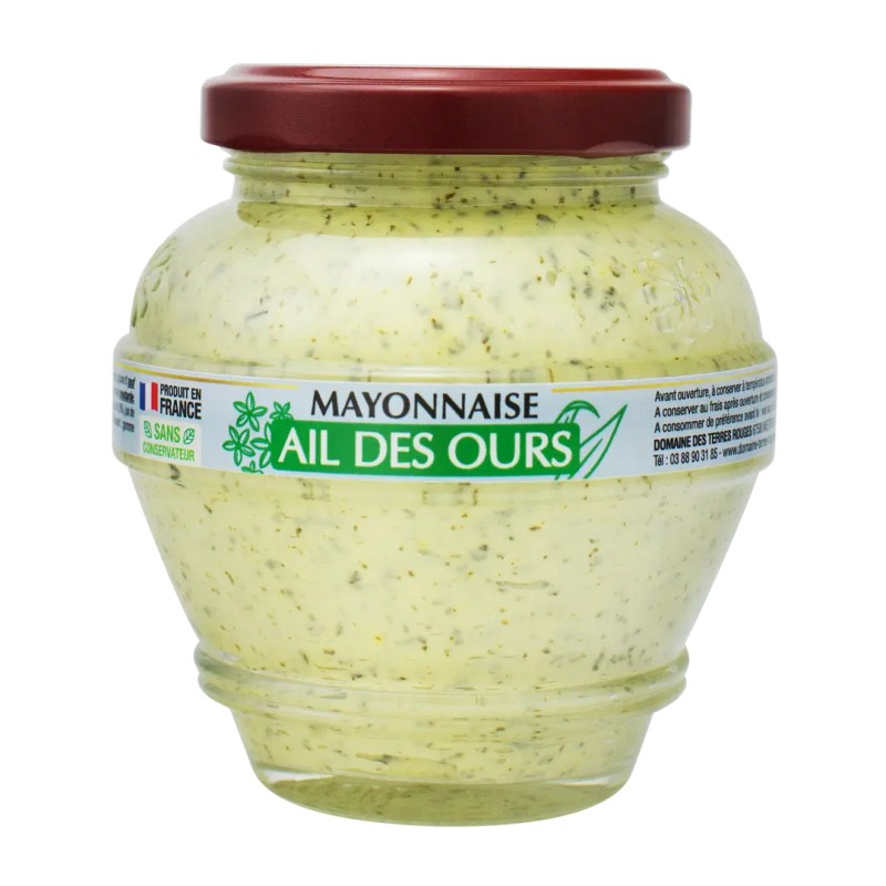 Mayonnaise à l'Ail des Ours - 180 g (Terres Rouges)