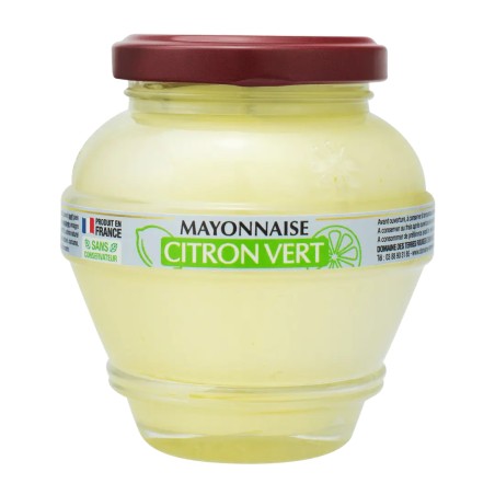 Mayonnaise au Citron Vert - 180 g (Terres Rouges)