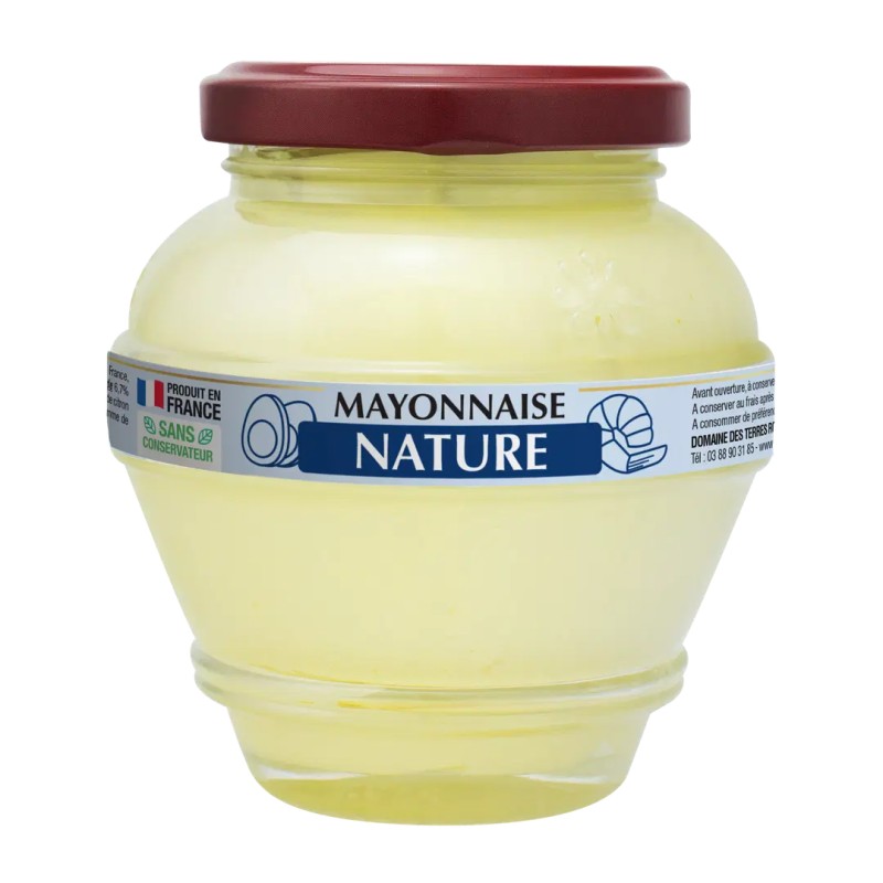Mayonnaise Nature - 180 g (Terres Rouges)