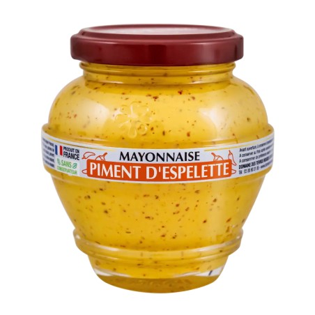 Mayonnaise au pimet d'Espelette - 180 g (Terres Rouges)