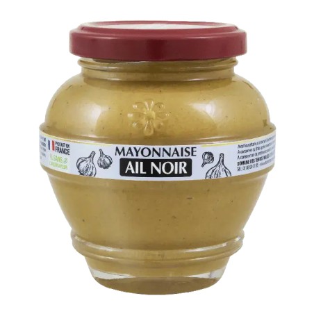 Mayonnaise Ail noir - 180 g (Terres Rouges)