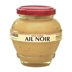 Moutarde Ail noir - 200 g (Terres Rouges)