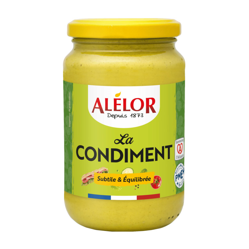 Moutarde condiment - 350 g (Alélor)