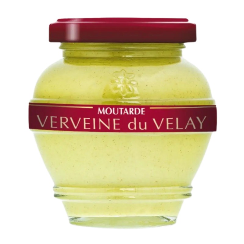 Moutarde à la Verveine - 200 g (Terres Rouges)