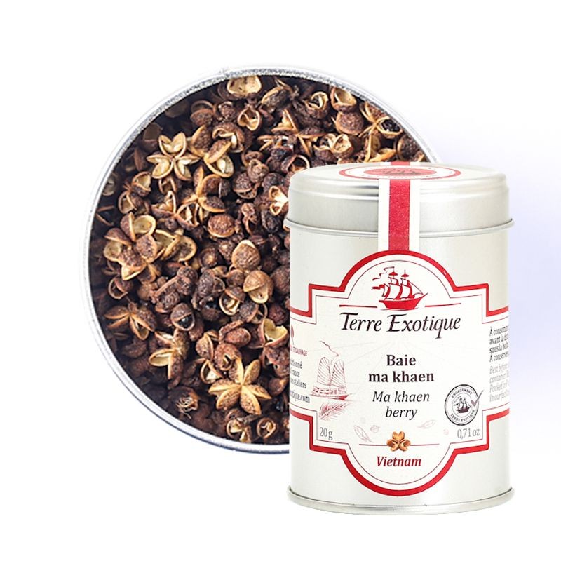 Poivre Ma Khaen origine Laos, 20 g (Terre Exotique)disponible à la Maison Pollet de Toulouse