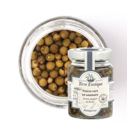Poivre vert de Penja en saumure origine Cameroun - 30 g (Terre Exotique)disponible à la Maison Pollet de Toulouse