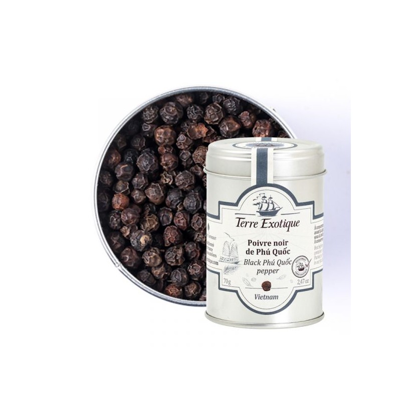 Poivre noir de Phú Quoc, 70 g (Terre Exotique)