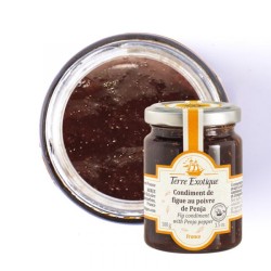 Condiment de figue au poivre de Penja, 90 g (Terre Exotique)