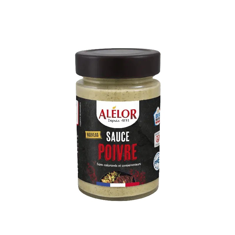 Sauce poivre - 170 g (Alélor)