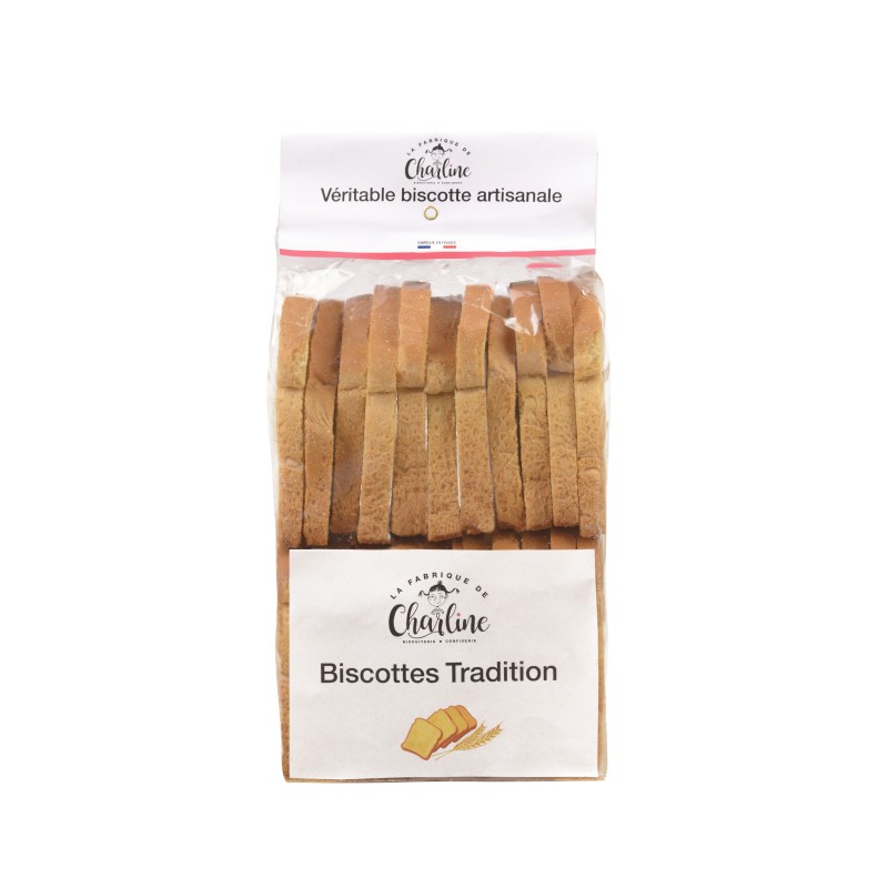 Biscottes Artisanales tradition - 380 g (La Fabrique de Charline)